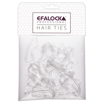Efalock Gummiband Transparent Large 100st/frp