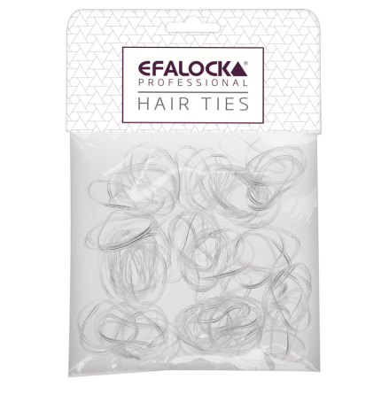 Efalock Gummiband Transparent Small 100st/frp