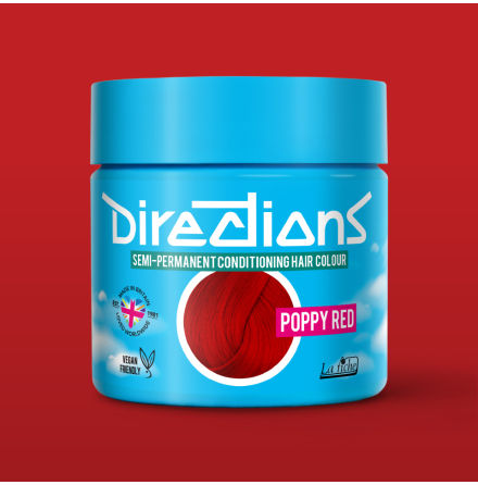 Directions Poppy Red 100ml