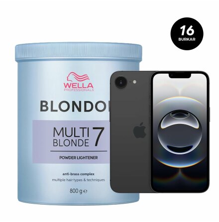 Wella Blondor 16st x 800g + Apple Iphone 16e