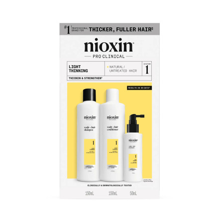 Nioxin System 1 Trial Kit 150+150+50ml