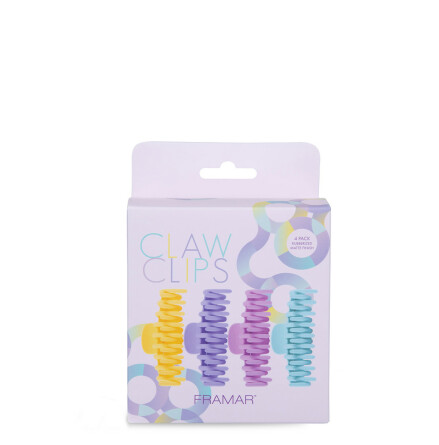 Framar Claw Clips Pastel 4st/frp