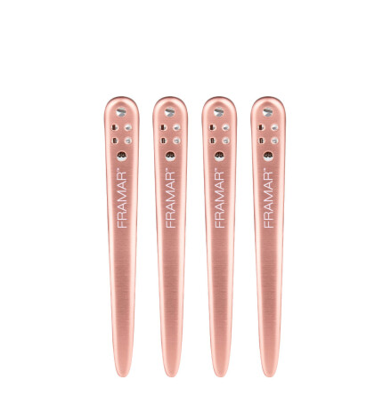 Framar Big Bite Clips Rose Gold 4st/frp