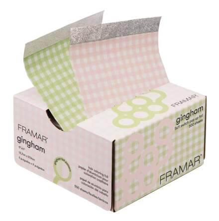 Framar Gingham Switch Pink/Green Pop Up 13x28cm 500st