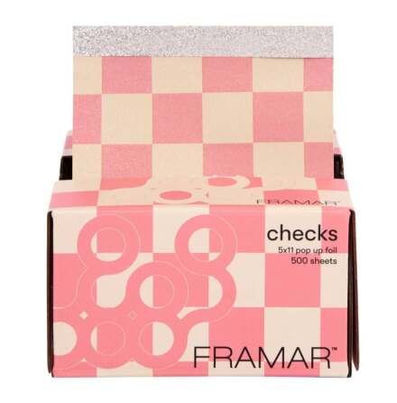 Framar Beige/Pink Checkered Pop Up 13x28cm 500st