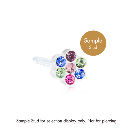 MP Stud Daisy 5 mm, Fantasy