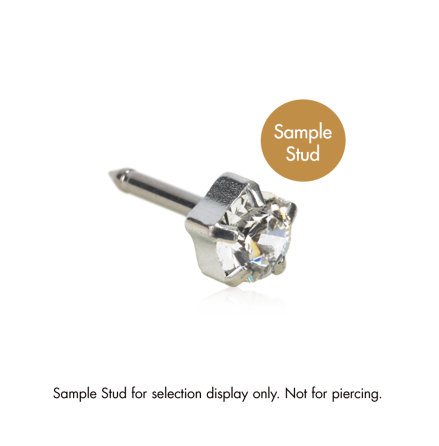 ST Stud Tiffany 5 mm, Crystal