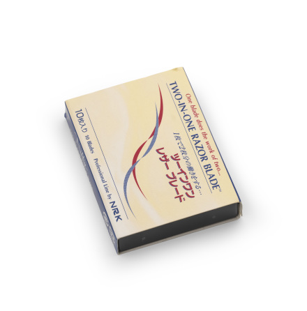 Two in one razor blade, one pack incl 10 blades