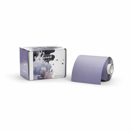 Foil 100m Embossed Lavender